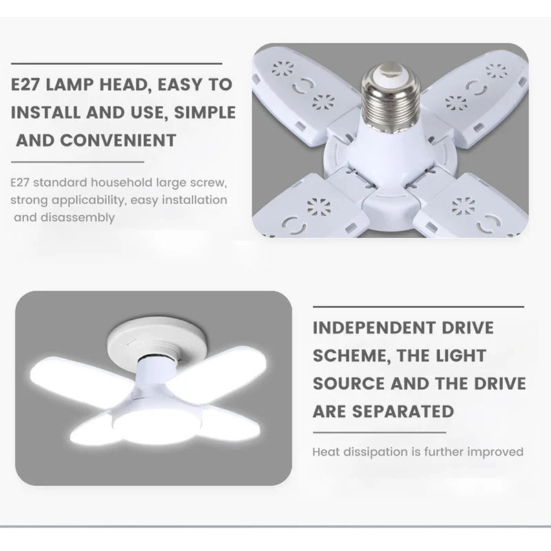 BrightFold LED Fan Light