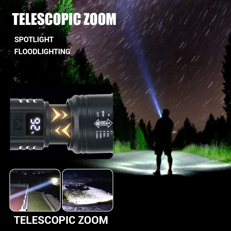 Powerful LED Tactical Flashlight